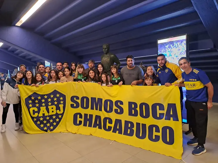 Peña Somos Chacabuco en la Bombonera