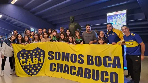 Peña Somos Chacabuco en la Bombonera