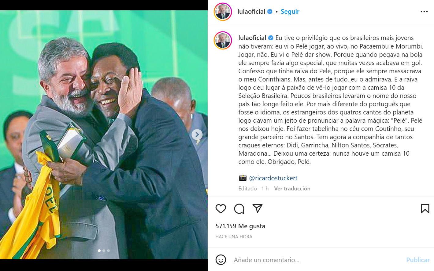 Lula Da Silva - Presidente de Brasil