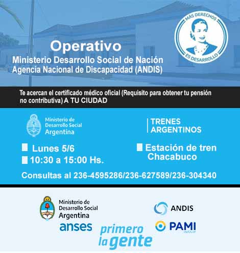 Operativo Lunes 5 junio